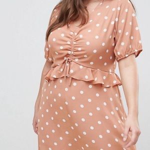 Polka dot mini dress